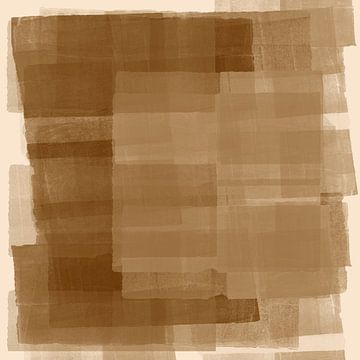 Wabi-sabi eenvoud in neutrale beigebruine kleuren I. van Dina Dankers