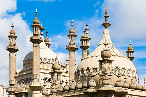 Royal Pavilion at the seaside resort of Brighton in England