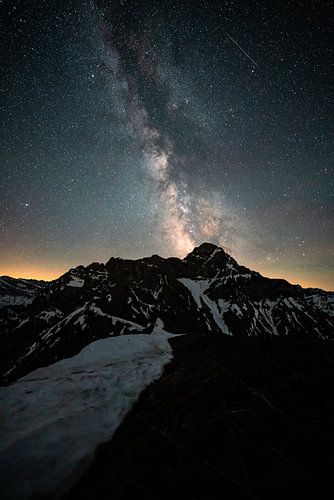 Melkweg boven de Grote Widderstein