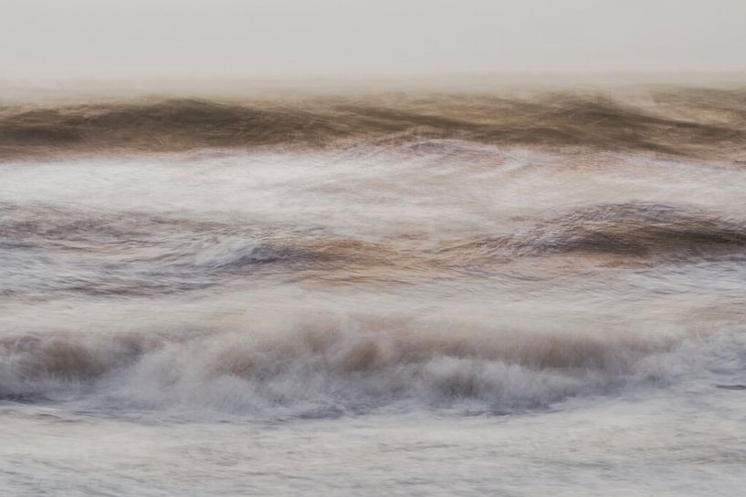Abstract North Sea at a storm by eric van der eijk