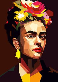 Frida Portrait Illustration by Artkreator