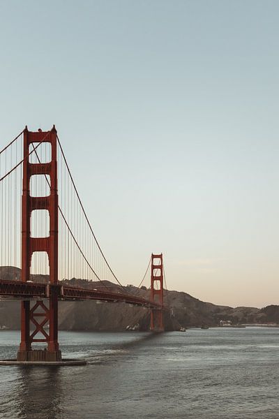 Portrait du Golden Gate Bridge à San Francisco | Photographie de voyage Tirage photo d'art | Califor par Sanne Dost