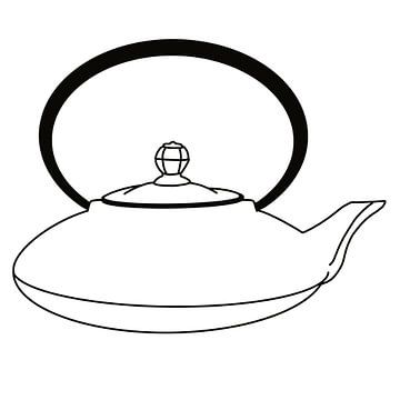 Cast iron teapot - Kambin