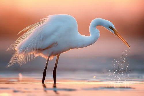 Kleine zilverreiger (Egretta garzetta)