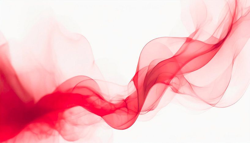 Wellen mit Roter Farbe von Mustafa Kurnaz