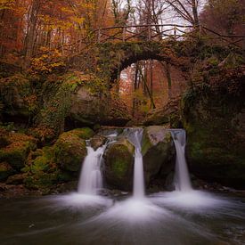 Wasserfall im Herbst im Mullerthal von Paul Begijn