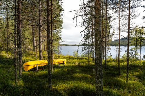 Le Canoë Jaune | Sérénité sauvage à Dalarna, Suède