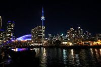 Skyline von Toronto bei Nacht