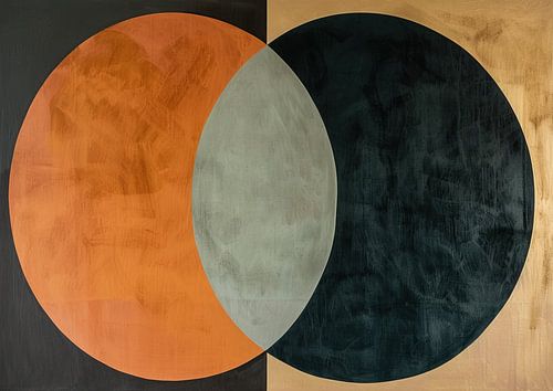 Œuvre d'art abstraite moderne