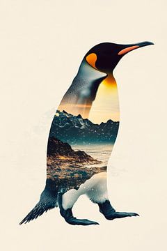 Pinguïn landschap magie