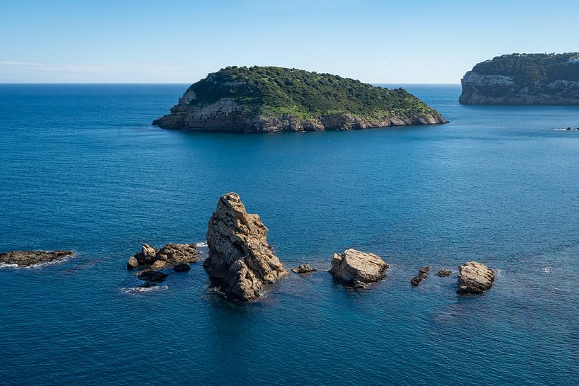 Els Pallers und Isla del Portitxol. Mittelmeerküste von Adriana Mueller