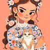 My Cat And Me by treechild .