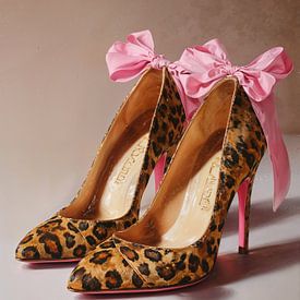Leopard heels by IamHome Studio
