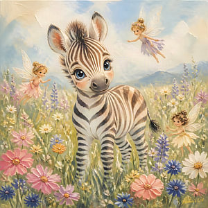 Traumwiese – Zebra