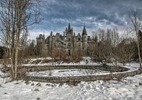 Kasteel in de sneeuw