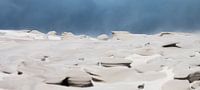 Storm maakt zandsculptuur in de duinen van Ameland van Bas Ronteltap thumbnail