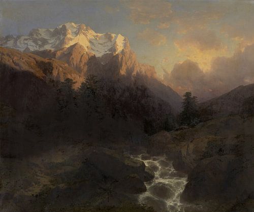 De Wetterhorn, Alexandre Calame
