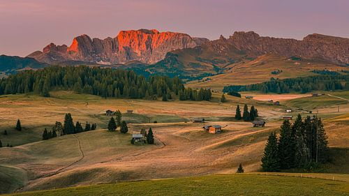 Lever du soleil à l'Alpe di Siusi