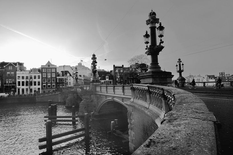 Amsterdamer Blaue Brücke von Marianna Pobedimova