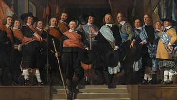 Officieren en vaandeldragers van de Oude Schutterij, Caesar van Everdingen