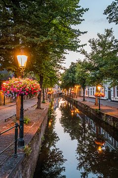 Amersfoort canal with lampposts (0004) by Reezyard
