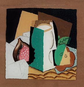 Louis Marcoussis - Glas und Früchte (1921)