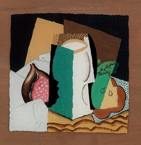Louis Marcoussis - Glas en vruchten (1921)
