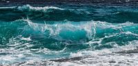 Azuurblauwe golfslag in de zee van Roger VDB thumbnail