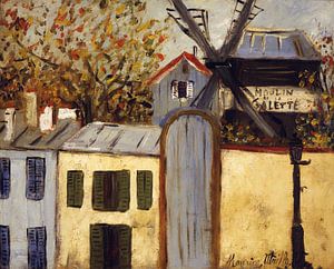 Maurice Utrillo, Moulin de la Galette, um 1910