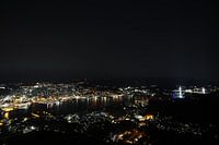 Nagasaki nacht uitzicht