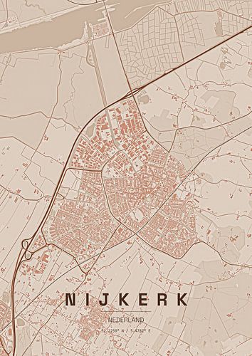 Stadtplan von Nijkerk