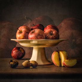 Stillleben Rote Äpfel von Monique van Velzen