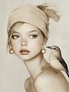 Het meisje en de vogel van Carla Van Iersel thumbnail