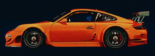 Porsche 997 GT3 RS CUP zijaanzicht