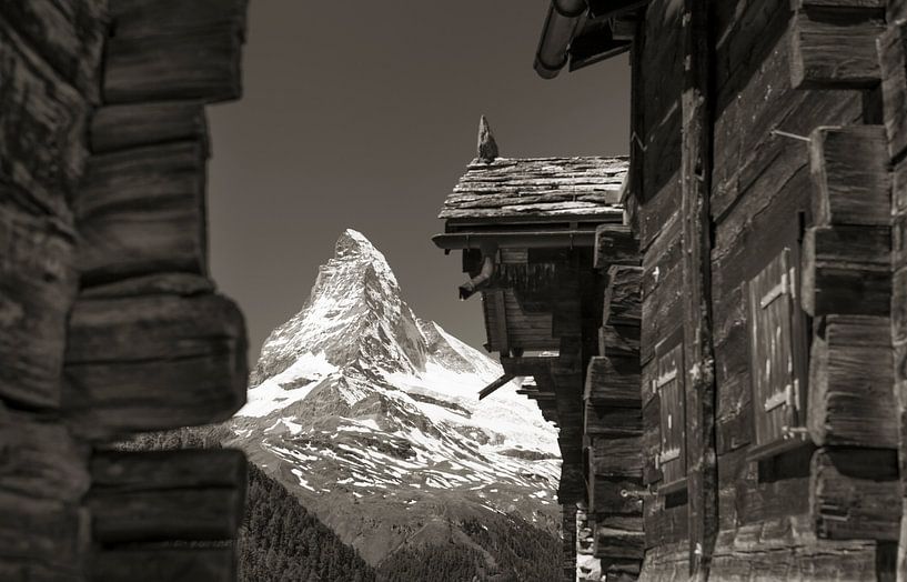 Weiler Findelen mit Matterhorn von Menno Boermans