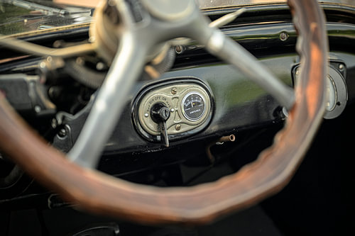 Ford Model T dashboard detail