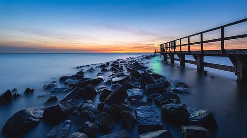 Zonsopkomst haveningang Edam