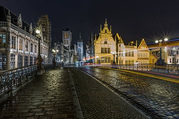 De Sint Michielsbrug in Gent van MS Fotografie | Marc van der Stelt