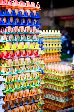 Eieren op de markt van Ivonne Wierink