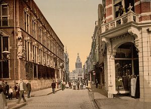Hôtel de ville et Grote Markt, Nijmegen sur Vintage Afbeeldingen