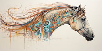 Horse Painting by Wonderful Art