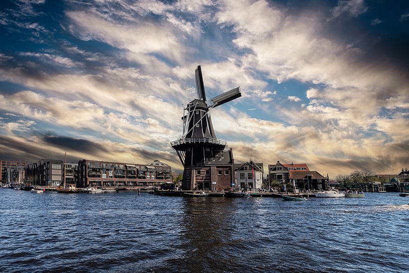 Haarlem the Adriaan with dramatic air. by Brian Morgan