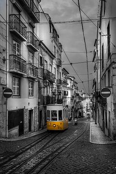 Tram, Lissabon van Jens Korte