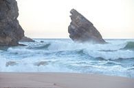 Pastel blauwe zonopkomst in Portugal * natuur en reisfotografie van Christa Stroo fotografie thumbnail