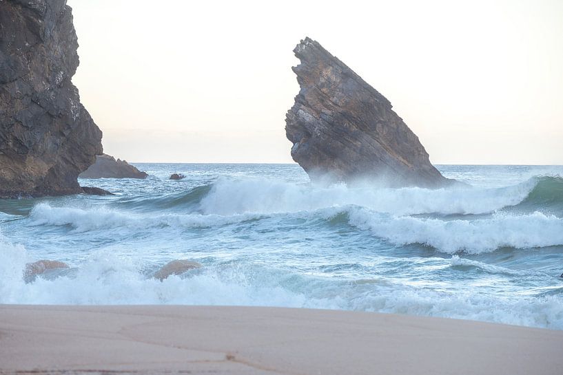 Pastel blauwe zonopkomst in Portugal * natuur en reisfotografie van Christa Stroo fotografie