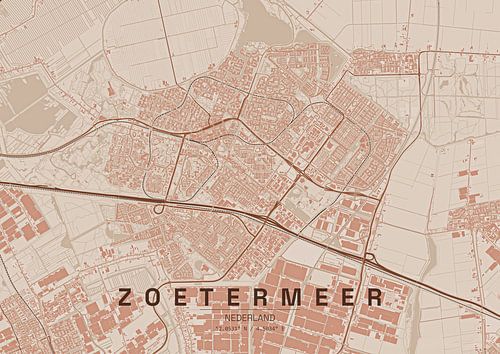 Stadtplan von Zoetermeer