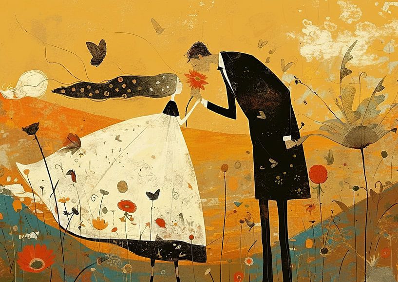 Romantische Malerei von ARTEO Gemälde