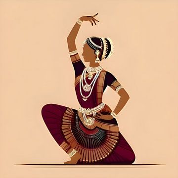 The Hindustani Dancing by Art Kingdom