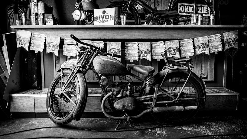 Villiers Retro-Oldtimer-Motorrad von Customvince | Vincent Arnoldussen
