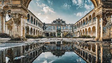 Paleis met weerspiegeling van Mustafa Kurnaz